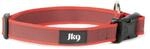 JULIUS K-9 225CG-R Color & Gray Halsband, 25mm*39-65 cm, verstellbar, rot-grau, 25 mm