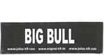 JULIUS K-9 Klettaufschrift, Big Bull, klein, Schwarz