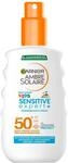 Garnier Sonnencreme LSF 50+ f&uuml;r Kinder, Wasserfest und resistent gegen Sand, Ambre