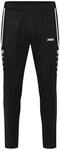 JAKO Damen Trainingshose Allround, Schwarz, 36