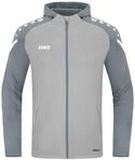 JAKO Herren Kapuzenjacke Performance, Soft Grey/Steingrau, 3XL