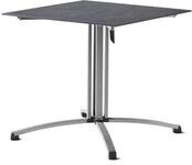 SIEGER Gastro-Tisch mit S&auml;ulenklapp-Gestell und Polytec&reg; Platte, Gestell...