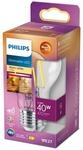 Philips LED Classic E27 WarmGlow Lampe, 40 W, Tropfenform, dimmbar, klar,...