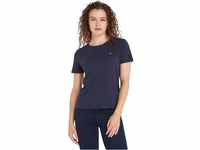 Tommy Jeans Damen T-Shirt Kurzarm TJW Soft Rundhalsausschnitt, Blau (Twilight...