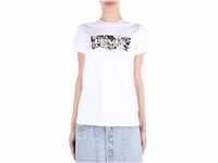 Levi's Damen The Perfect Tee T-Shirt,Floral Batwing - Bright White,XXS