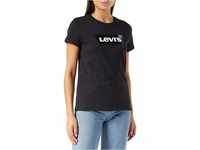 Levi's Damen The Perfect Tee T-Shirt,Black Agate,XXS