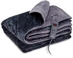 Solac CT8608 Reikiavik Heizdecke, doppelt, 180 W, 10 Temperaturen, Flanelldecke,