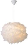 Lucide GOOSY SOFT - Pendelleuchten - &Oslash; 50 cm - 1xE27 - Wei&szlig;, 50 x 50 x 165 cm