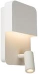 Lucide BOXER - Wandleuchte - LED - 3000K - Mit USB-Ladepunkt - Wei&szlig;