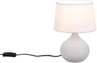 Reality Leuchten R50371025 Martin, Tischleuchte, Keramik, E14, Cappuccino, 20 x...