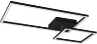 Reality Leuchten LED Deckenleuchte Padella R62642432,Metall Schwarz matt, inkl....