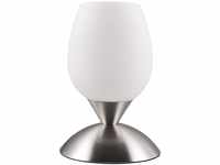 Reality Leuchten Tischleuchte Cup II R59441007, Metall Nickel matt, Glas weiß,...