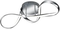 Reality Leuchten LED Deckenleuchte Perugia R67091106, Metall Chrom, inkl. 28...