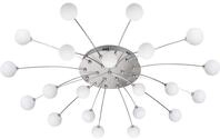 Trio Leuchten LED Deckenleuchte Bullet 641412107, Metall Nickel matt, Glas...