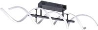 Trio Leuchten LED Deckenleuchte Sequence 641810205, Aluminium Schwarz matt, inkl. 41