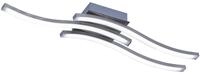 Reality Leuchten Route R62473107 LED Deckenleuchte, Nickel Matt 5 Watt, Acryl...