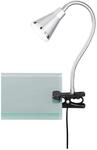 Reality Leuchten LED Klemmleuchte Arras R22711187, inkl. 5 Watt LED, Schirm
