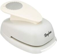 Rayher Hobby 8964200 Motivstanzer Rund/Kreis, mit Zierrand, 5,08cm- 2 Zoll, geeignet