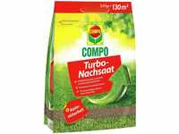 COMPO Turbo Nachsaat - Schnellkeimende Rasensaat - Premium Rasensamen mit