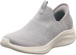 Skechers Ultra Flex 3.0 Smooth Step 149709-LTGY, Womens Sneakers,Sports Shoes, Grey,