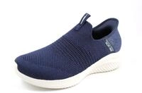 Skechers Damen Ultra Flex 3.0 Smooth Step Sneakers,Sports Shoes, Navy Knit Jersey