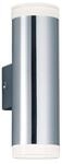 Trio Leuchten Ray 283110206 LED Au&szlig;en Wandleuchte, Kunststoff chromfarbig, 2 x 4