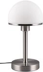 Trio Leuchten Tischleuchte Joost II 592300107, Metall Nickel matt, Glas opal...