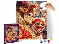 Schipper 609130869 Malen nach Zahlen - Karneval in Venedig - Bilder malen für