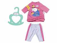 BABY born Little Freizeit Outfit für Puppen mit Shirt und Hose geeignet für...