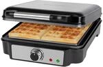 ProfiCook Waffeleisen f&uuml;r belgische Waffeln mit 4 Backfl&auml;chen | Waffeleisen