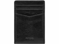 Fossil Brieftasche für Männer Andrew, Eco Leder Kartenetui schwarz 7,7 cm L x...