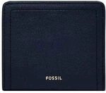 Fossil Logan Mini-Bifold-Geldb&ouml;rse aus Leder oder Polyurethan f&uuml;r Damen