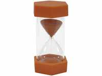 TimeTex Sanduhr, 12 cm, 6,5 cm Durchmesser, 10 Minuten, X-Groß, Orange