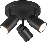 Trio Leuchten Bad Strahler Angelo 880430332, Metall Schwarz matt, exklusiv