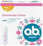 o.b. Original Normal, Tampons f&uuml;r mittlere/st&auml;rkere Tage, StayDry Technologie und