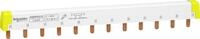 Schneider Electric Phasenschiene Steg Acti9, 3-polig, 12 TE, 100A, k&uuml;rzbar,