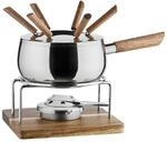 M&Auml;SER 931895, Fondue Set f&uuml;r 6 Personen in modern-rustikalem Design, ideal...
