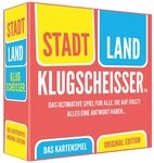 Kylskapspoesi KYL43034 - Stadt Land Klugscheisser &ndash; Kartenspiel, Rot, Gelb, Blau