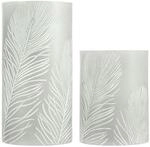 Pauleen 48117 Cosy Feather Candle Wachskerze mit Batterie mit Timerfunktion 6H Timer