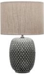 Pauleen 48153 Pretty Classy Tischleuchte Keramik Tischlampe mit Stoffschirm hell
