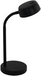 EGLO LED Tischlampe Cabales, 1 flammige Tischleuchte, Nachttischlampe aus...