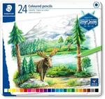 STAEDTLER 146C M24 Buntstifte (klassisches Sechskantformat, weiche Mine, hoch