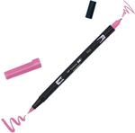 Tombow AB-T703 Fasermaler ABT Dual Brush Pen mit zwei Spitzen, pink rose, 1 St&uuml;ck