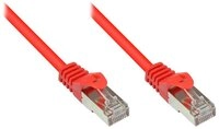 Patchkabel, Cat. 5e, SF/UTP, rot, 0,5m, Good Connections&reg;