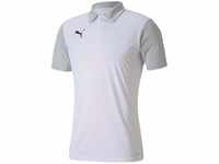 PUMA Herren, teamGOAL 23 Sideline Polo Poloshirt, White-Gray Violet, XXL
