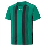 PUMA Unisex-Child Shirt, Pepper Green-Puma Black-Puma White, 128 Teamliga...