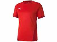 PUMA Jungen Teamgoal 23 Jersey Jr T-shirt, Puma Red-chili Pepper, 128 EU