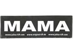 JULIUS K-9 Klettaufschrift, Mama, klein, Schwarz