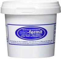 Neo Fermit &ndash; Gewindedichtpaste f&uuml;r Metallgewindeverbindungen; wird mit Hanfschnur