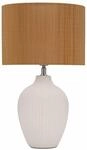 Pauleen 48231 Timber Glow Tischleuchte max. 20 Watt Beige, Wei&szlig; Bambus, Keramik E27